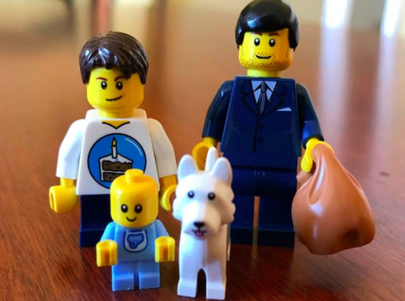 Hilarisch: het leven van een vader uitgebeeld met Lego