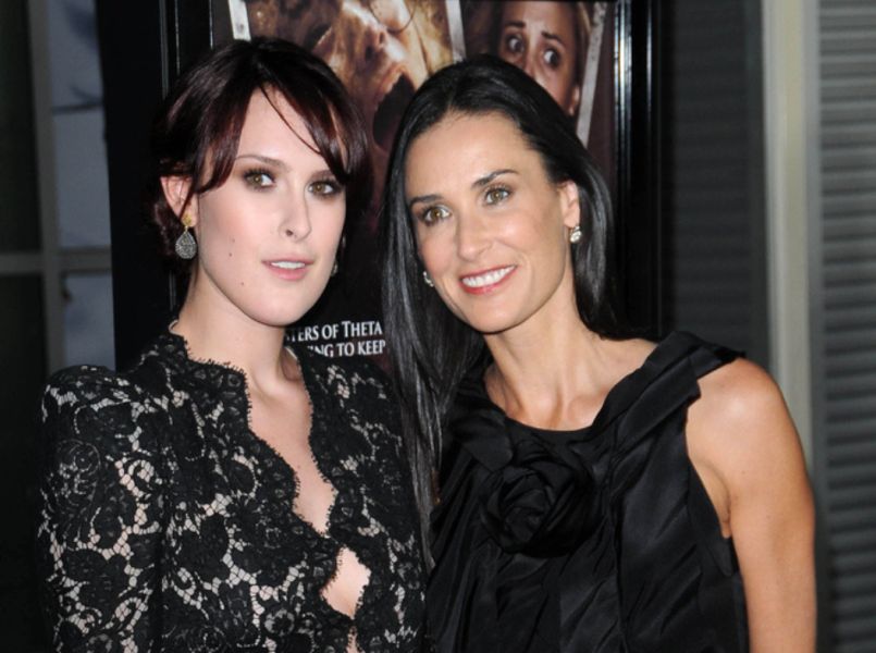 Actrice Demi Moore wordt oma