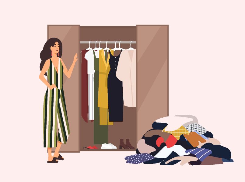 Een capsule wardrobe kan ook tijdens de zwangerschap