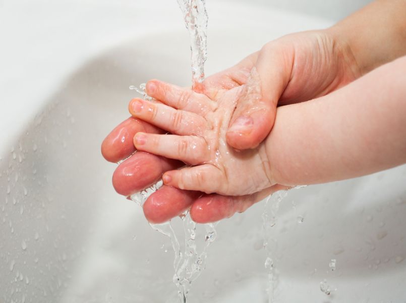 Kinderen minder ziek door desinfecterende handgel