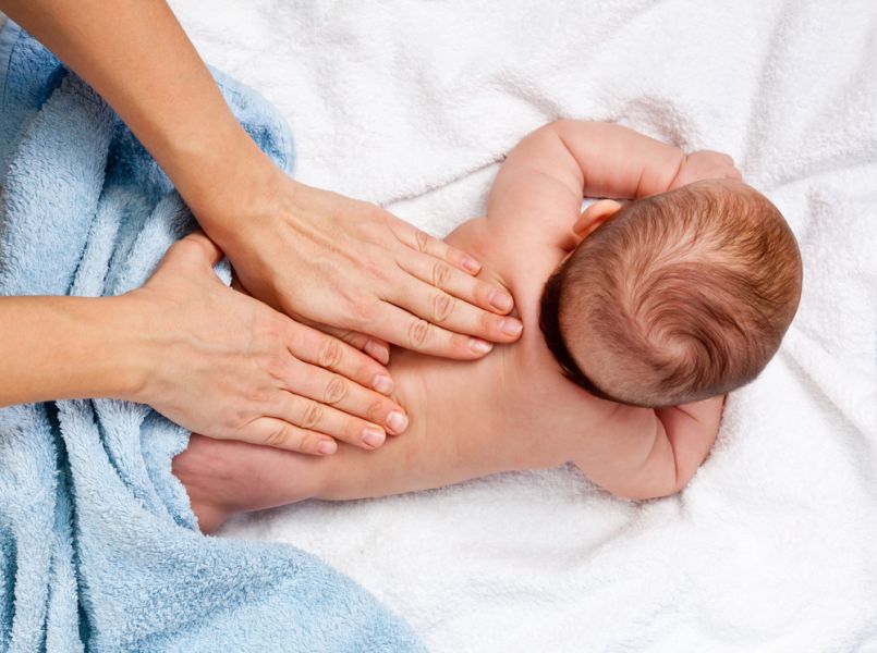 Ontspanning voor moeder en kind: babymassage