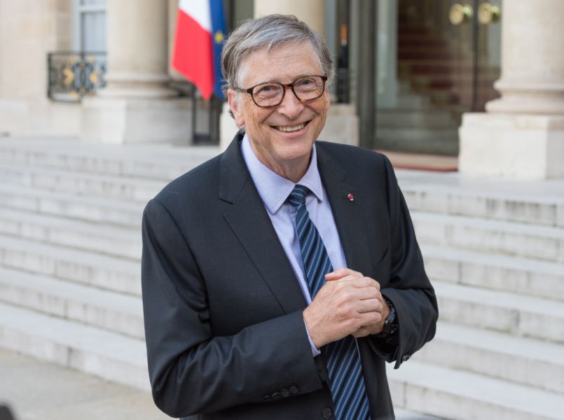 Bill Gates voor de eerste keer opa