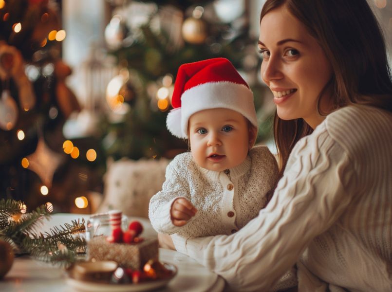 De eerste kerst van je baby: tradities met een gezonde twist