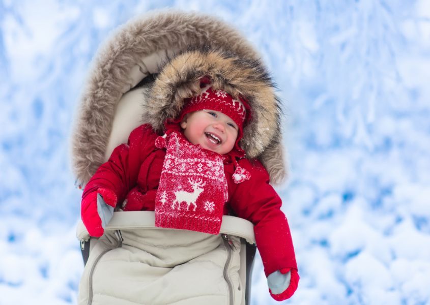 De 5 leukste dingen om met een baby te doen in de winter