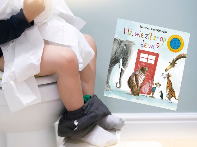 Winnen: prentenboekklassieker ‘Hé, wie zit er op de wc?’ 