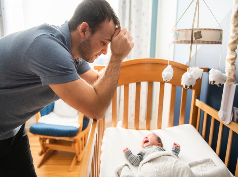 Postnatale depressie bij mannen wordt niet herkend