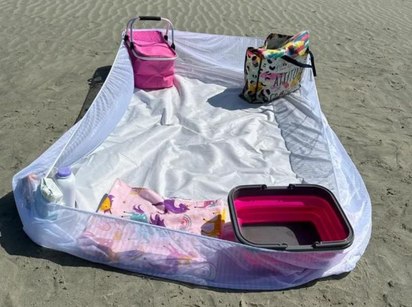 Lifehack: zandvrij op het strand!