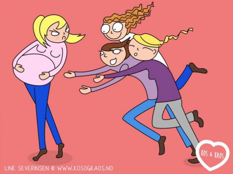 Deze cartoons over zwanger zijn herken je vast!