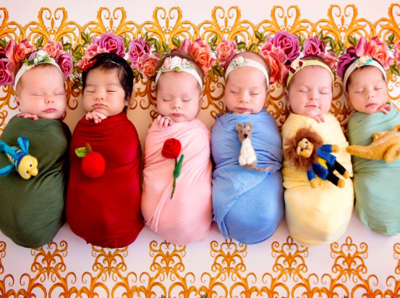 Lief: Disney-prinsessen fotoshoot met baby’s