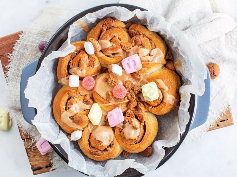 Lekker voor Sinterklaas: croissantrolletjes met speculoos!