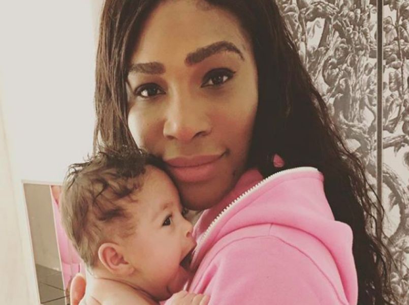 Serena Williams is rolmodel voor moeders